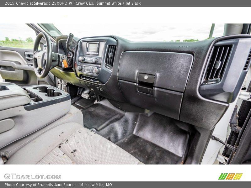 Summit White / Jet Black 2015 Chevrolet Silverado 2500HD WT Crew Cab