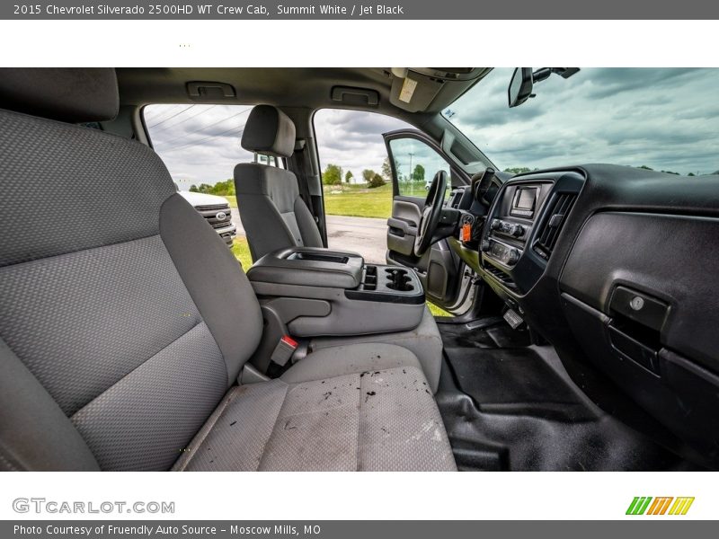 Summit White / Jet Black 2015 Chevrolet Silverado 2500HD WT Crew Cab