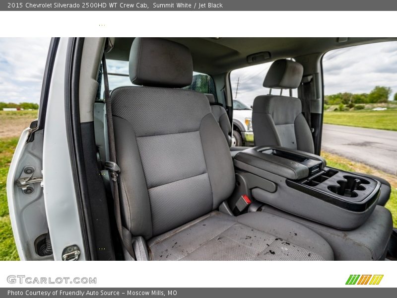 Summit White / Jet Black 2015 Chevrolet Silverado 2500HD WT Crew Cab