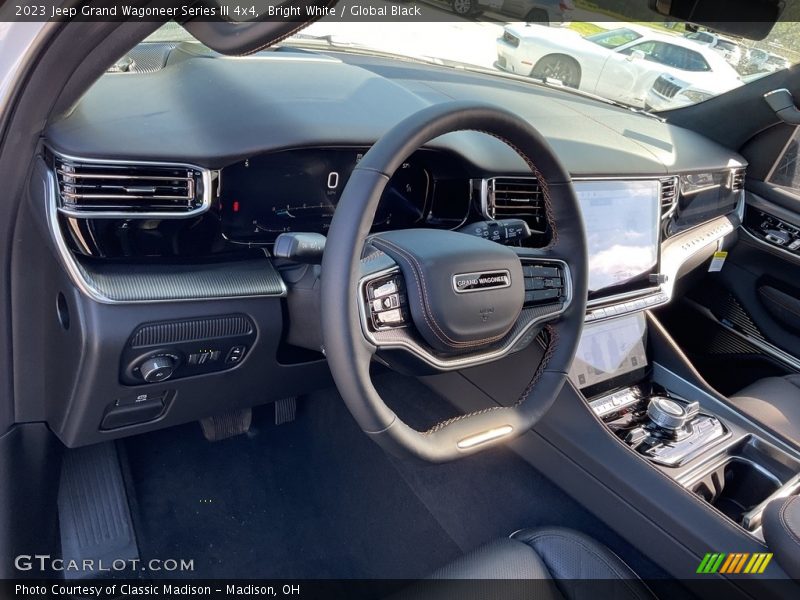 Bright White / Global Black 2023 Jeep Grand Wagoneer Series III 4x4