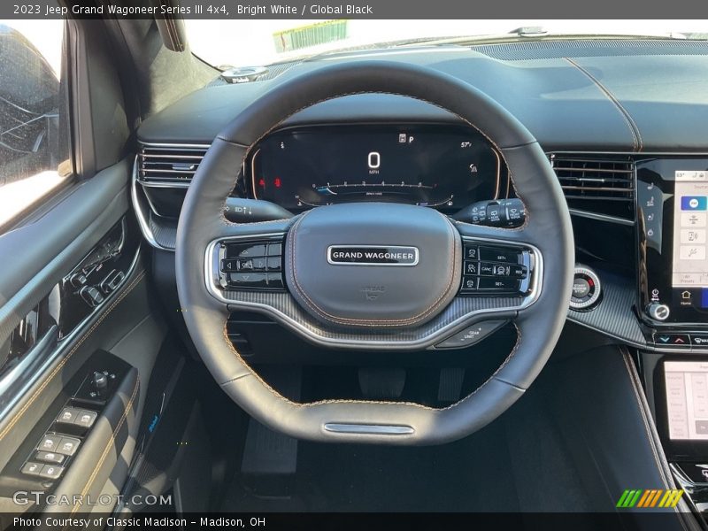 Bright White / Global Black 2023 Jeep Grand Wagoneer Series III 4x4