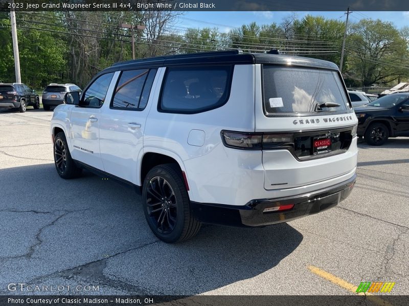 Bright White / Global Black 2023 Jeep Grand Wagoneer Series III 4x4