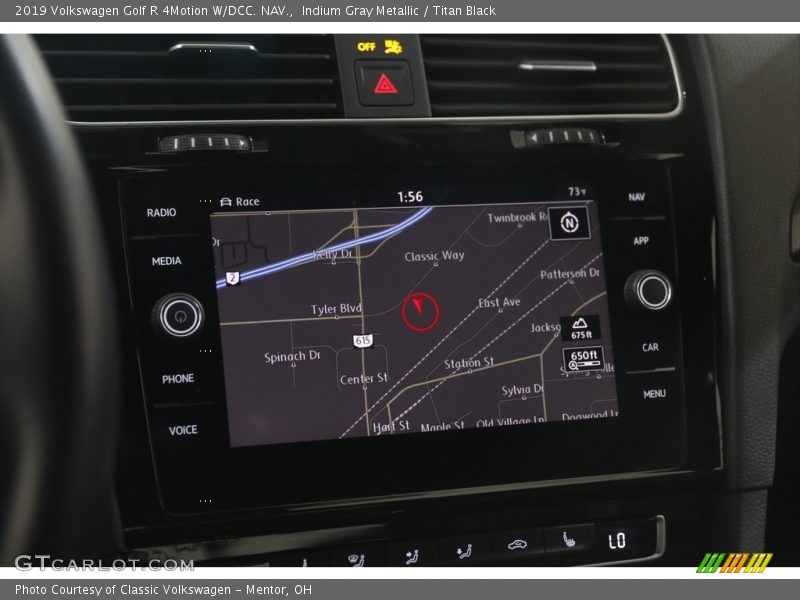 Navigation of 2019 Golf R 4Motion W/DCC. NAV.