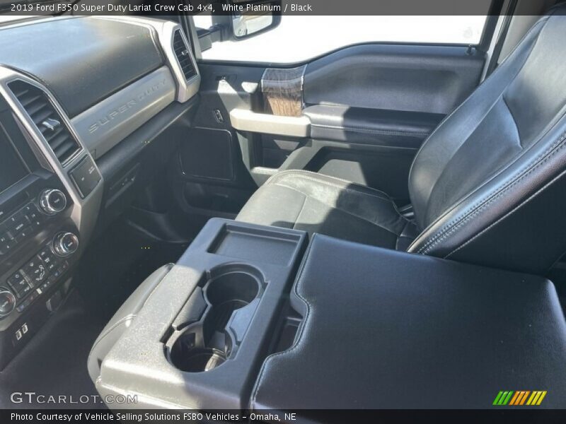 White Platinum / Black 2019 Ford F350 Super Duty Lariat Crew Cab 4x4