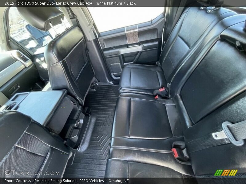 White Platinum / Black 2019 Ford F350 Super Duty Lariat Crew Cab 4x4