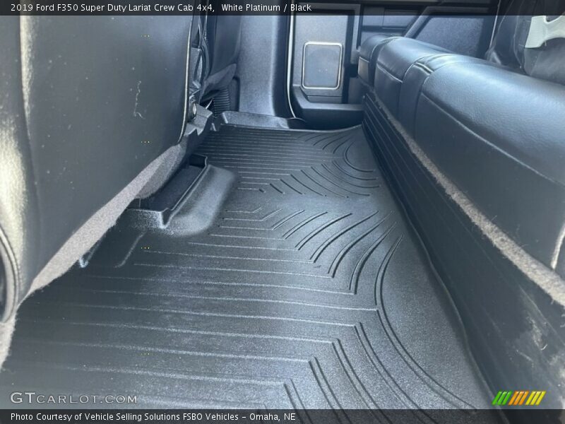 White Platinum / Black 2019 Ford F350 Super Duty Lariat Crew Cab 4x4