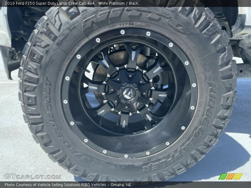 White Platinum / Black 2019 Ford F350 Super Duty Lariat Crew Cab 4x4