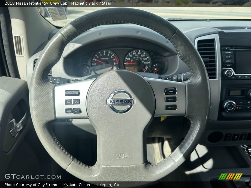 Magnetic Black / Steel 2018 Nissan Frontier SV Crew Cab