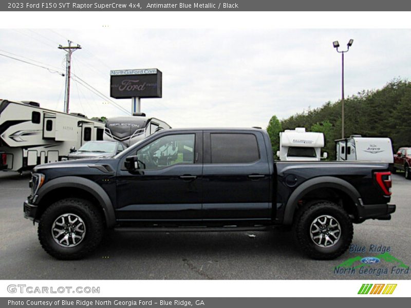 Antimatter Blue Metallic / Black 2023 Ford F150 SVT Raptor SuperCrew 4x4