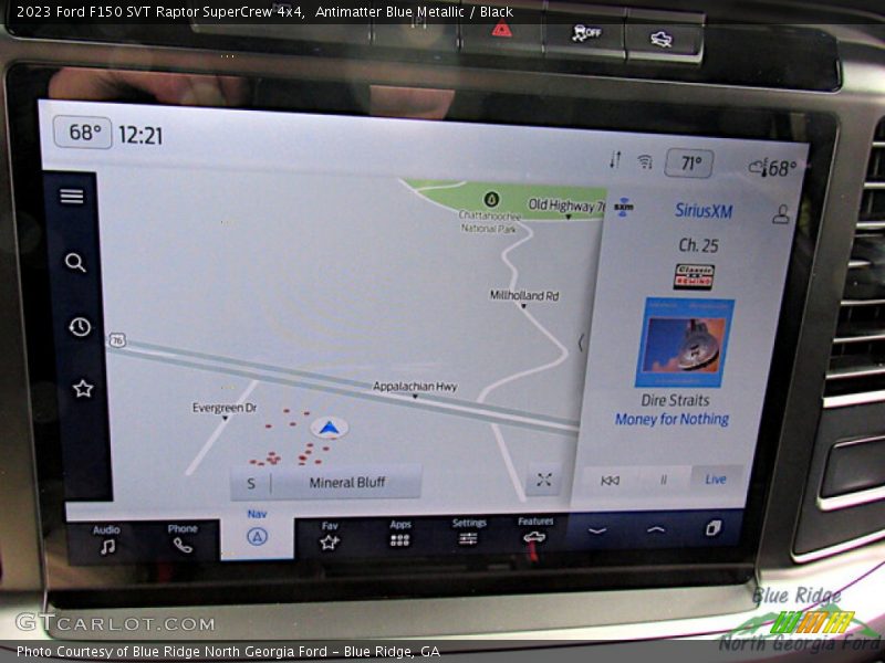 Antimatter Blue Metallic / Black 2023 Ford F150 SVT Raptor SuperCrew 4x4