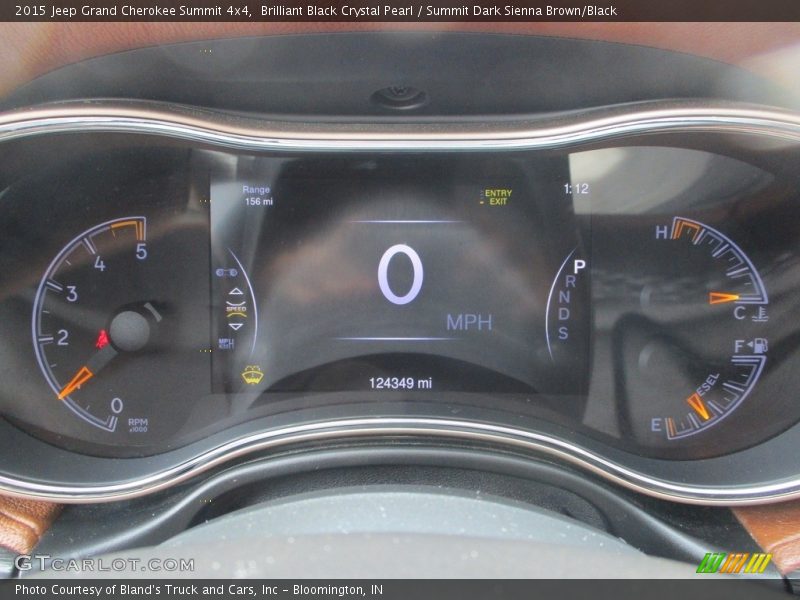 Brilliant Black Crystal Pearl / Summit Dark Sienna Brown/Black 2015 Jeep Grand Cherokee Summit 4x4
