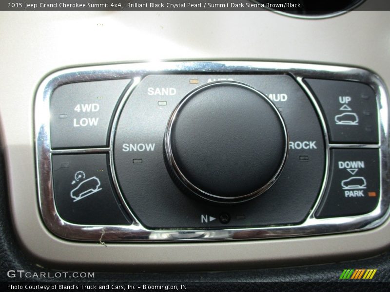 Controls of 2015 Grand Cherokee Summit 4x4