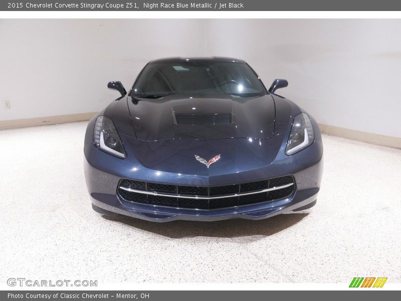 Night Race Blue Metallic / Jet Black 2015 Chevrolet Corvette Stingray Coupe Z51