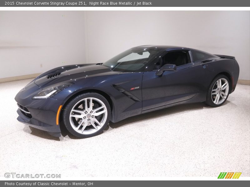 Night Race Blue Metallic / Jet Black 2015 Chevrolet Corvette Stingray Coupe Z51