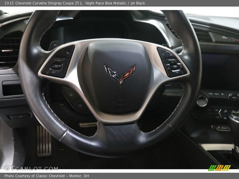 Night Race Blue Metallic / Jet Black 2015 Chevrolet Corvette Stingray Coupe Z51