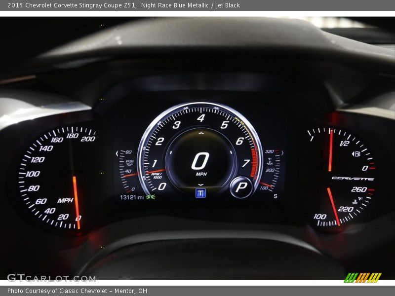 Night Race Blue Metallic / Jet Black 2015 Chevrolet Corvette Stingray Coupe Z51
