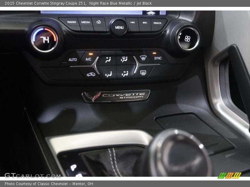 Night Race Blue Metallic / Jet Black 2015 Chevrolet Corvette Stingray Coupe Z51