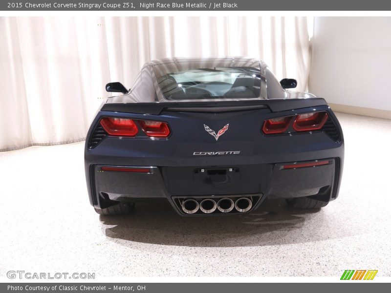 Night Race Blue Metallic / Jet Black 2015 Chevrolet Corvette Stingray Coupe Z51