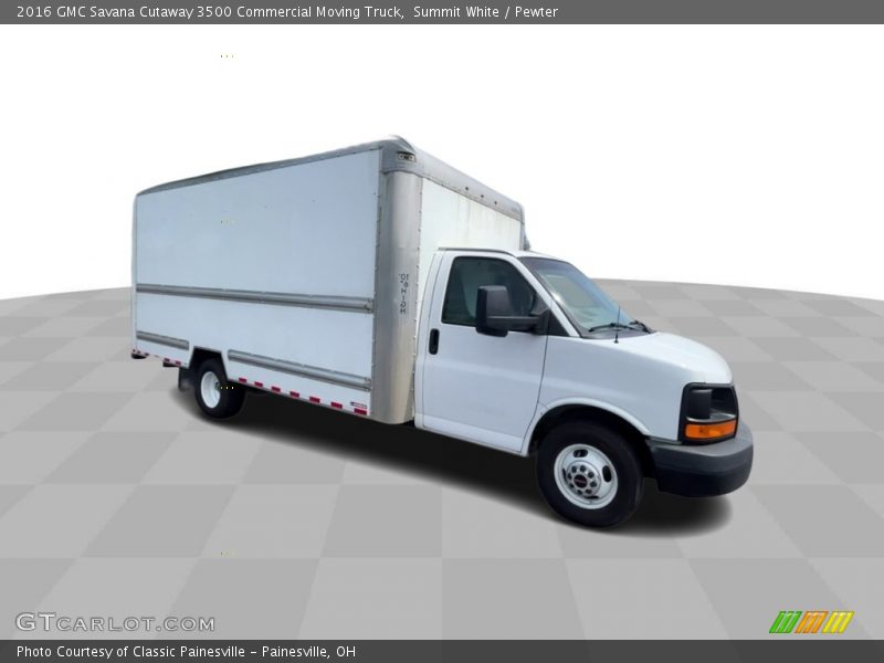 Summit White / Pewter 2016 GMC Savana Cutaway 3500 Commercial Moving Truck