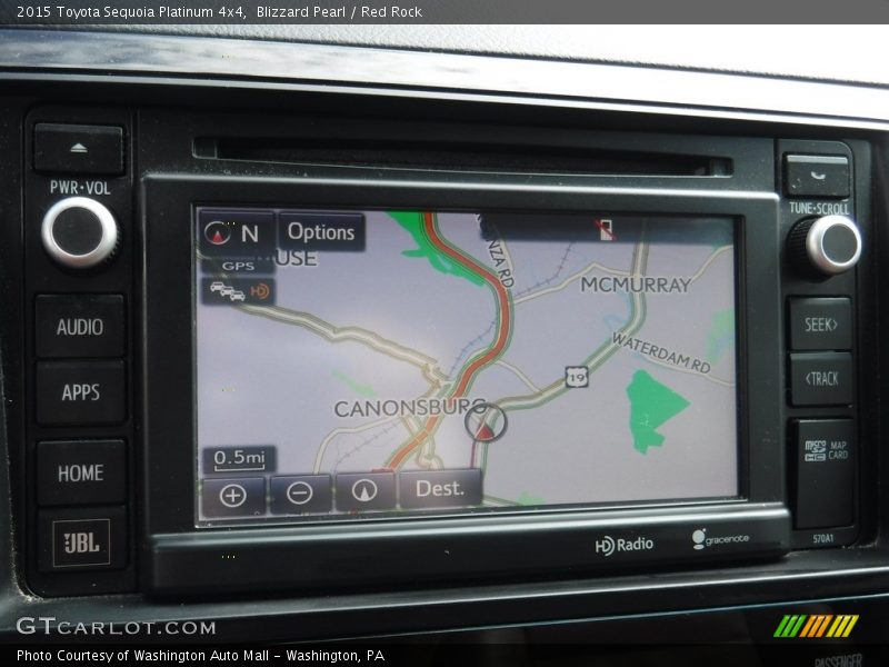 Navigation of 2015 Sequoia Platinum 4x4