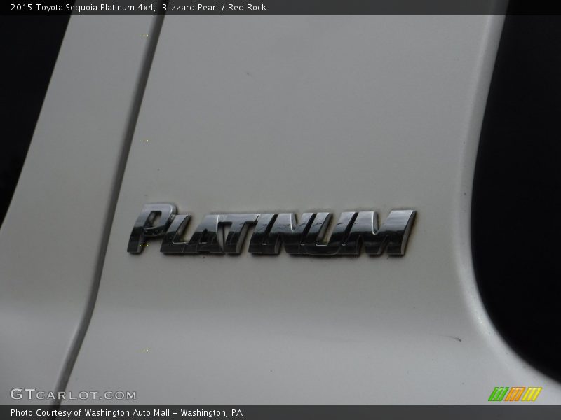  2015 Sequoia Platinum 4x4 Logo