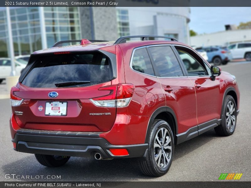 Crimson Red Pearl / Gray 2021 Subaru Forester 2.5i Limited