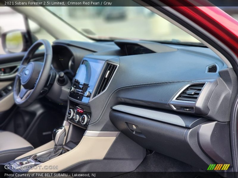 Crimson Red Pearl / Gray 2021 Subaru Forester 2.5i Limited