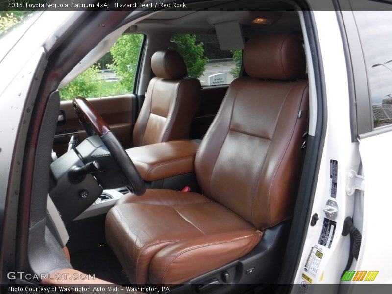 Front Seat of 2015 Sequoia Platinum 4x4