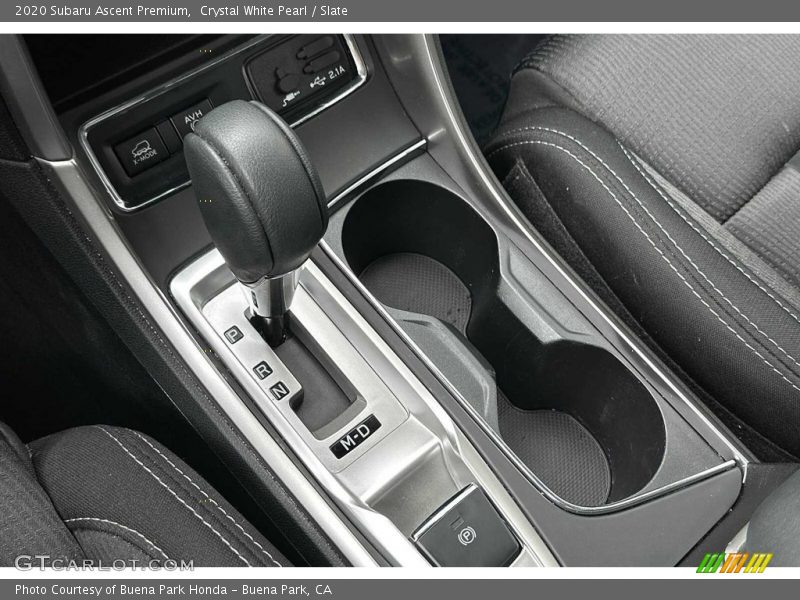 Crystal White Pearl / Slate 2020 Subaru Ascent Premium