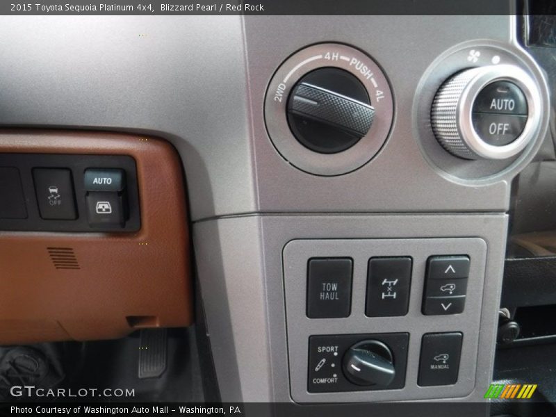 Controls of 2015 Sequoia Platinum 4x4