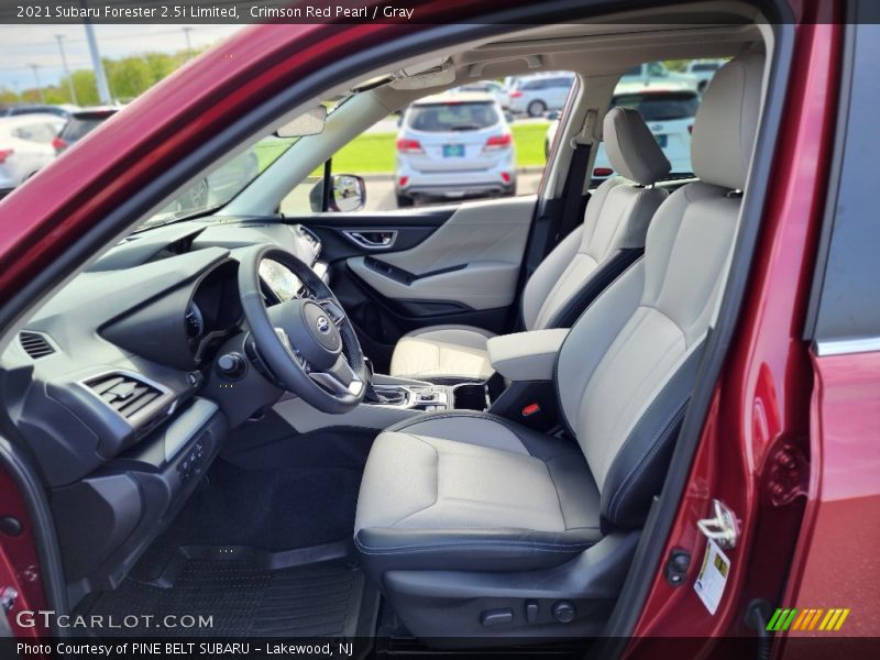 Front Seat of 2021 Forester 2.5i Limited