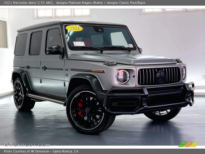 Front 3/4 View of 2021 G 63 AMG