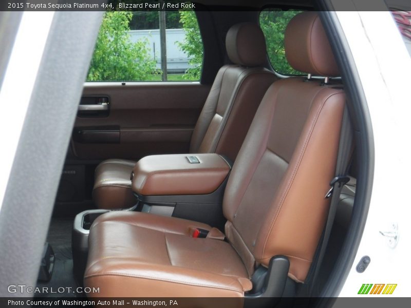 Rear Seat of 2015 Sequoia Platinum 4x4