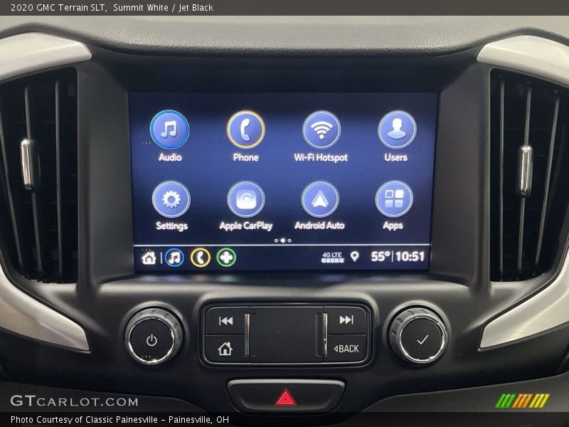 Summit White / Jet Black 2020 GMC Terrain SLT