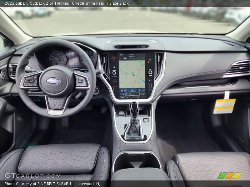 Crystal White Pearl / Slate Black 2023 Subaru Outback 2.5i Touring