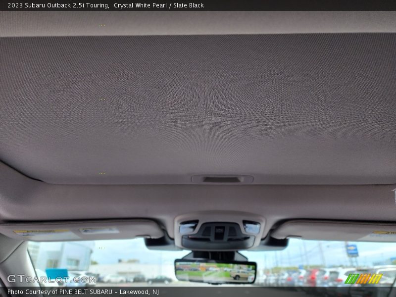Crystal White Pearl / Slate Black 2023 Subaru Outback 2.5i Touring