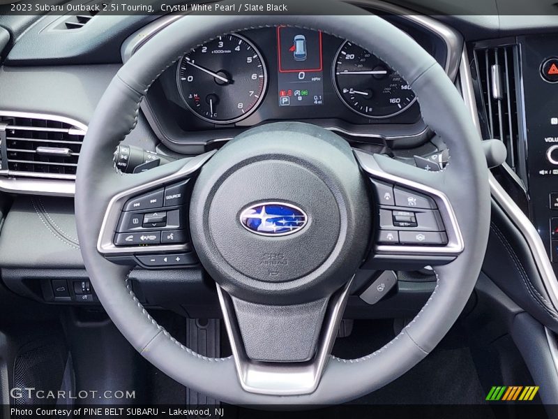 Crystal White Pearl / Slate Black 2023 Subaru Outback 2.5i Touring