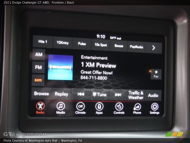 Frostbite / Black 2021 Dodge Challenger GT AWD