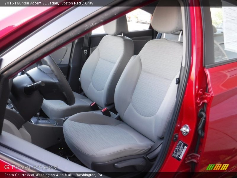Boston Red / Gray 2016 Hyundai Accent SE Sedan