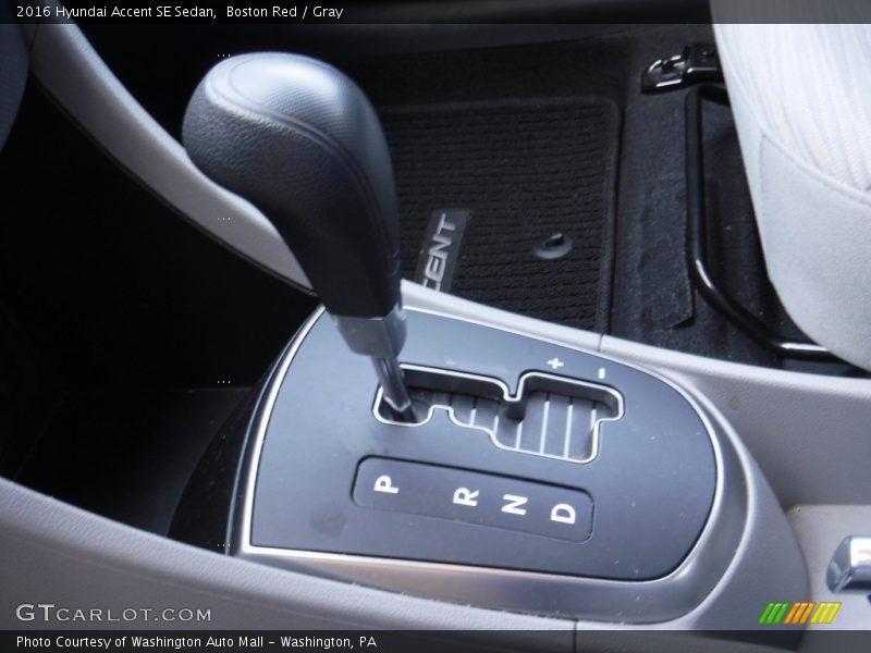 Boston Red / Gray 2016 Hyundai Accent SE Sedan