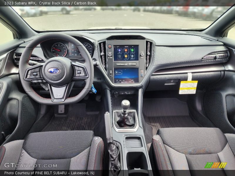 Dashboard of 2023 WRX 