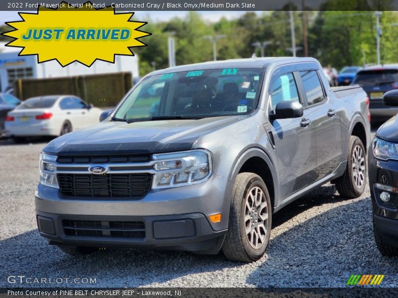 Carbonized Gray / Black Onyx/Medium Dark Slate 2022 Ford Maverick Lariat Hybrid