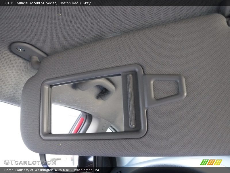 Boston Red / Gray 2016 Hyundai Accent SE Sedan