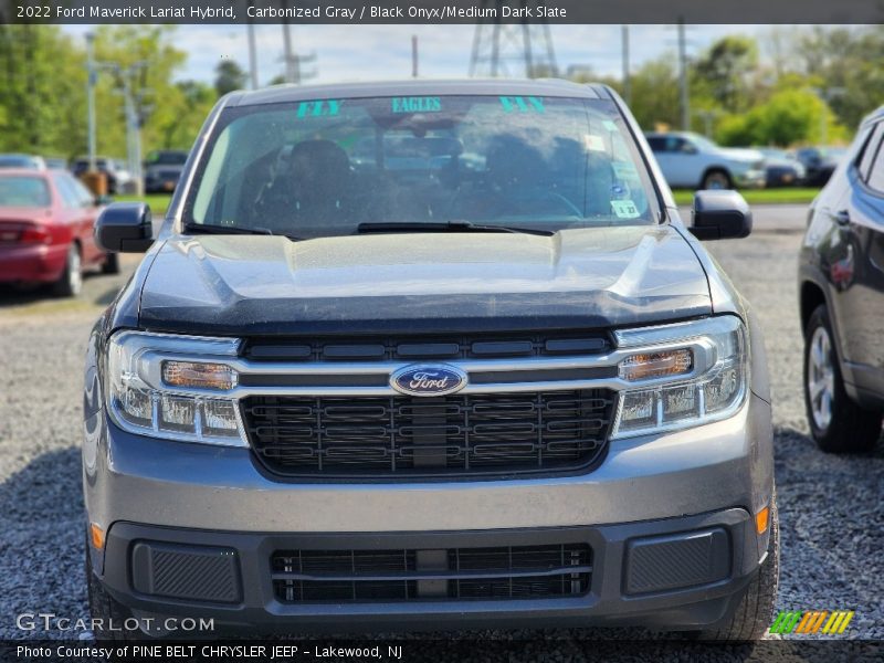 Carbonized Gray / Black Onyx/Medium Dark Slate 2022 Ford Maverick Lariat Hybrid