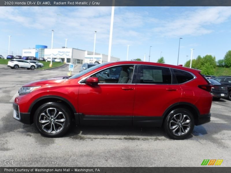 Radiant Red Metallic / Gray 2020 Honda CR-V EX AWD