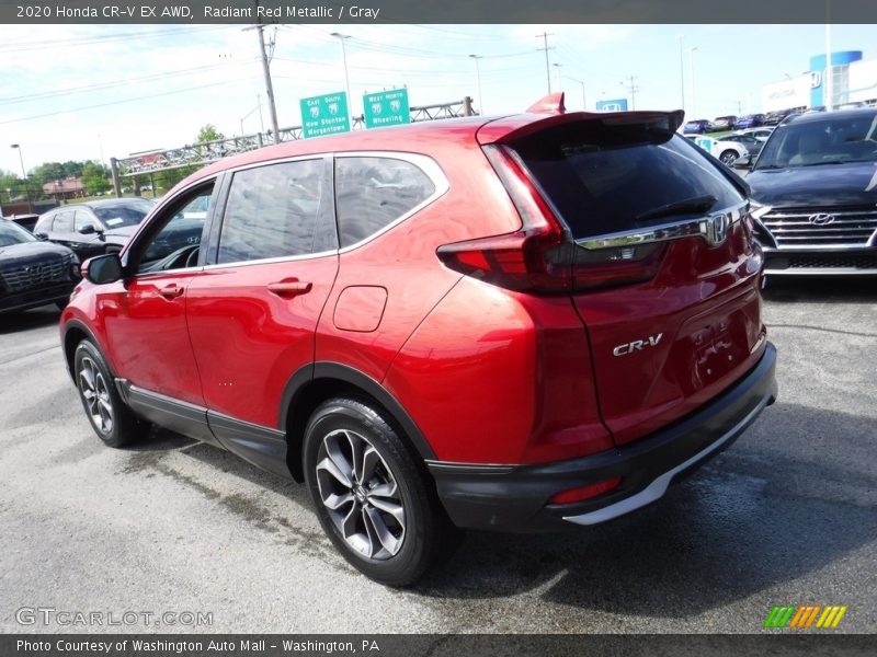 Radiant Red Metallic / Gray 2020 Honda CR-V EX AWD