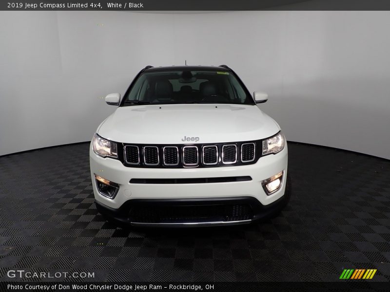 White / Black 2019 Jeep Compass Limited 4x4