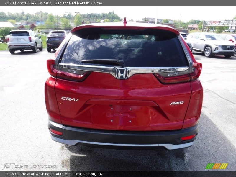 Radiant Red Metallic / Gray 2020 Honda CR-V EX AWD