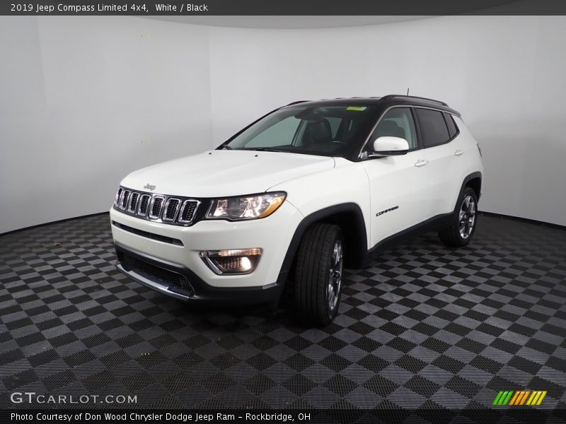 White / Black 2019 Jeep Compass Limited 4x4