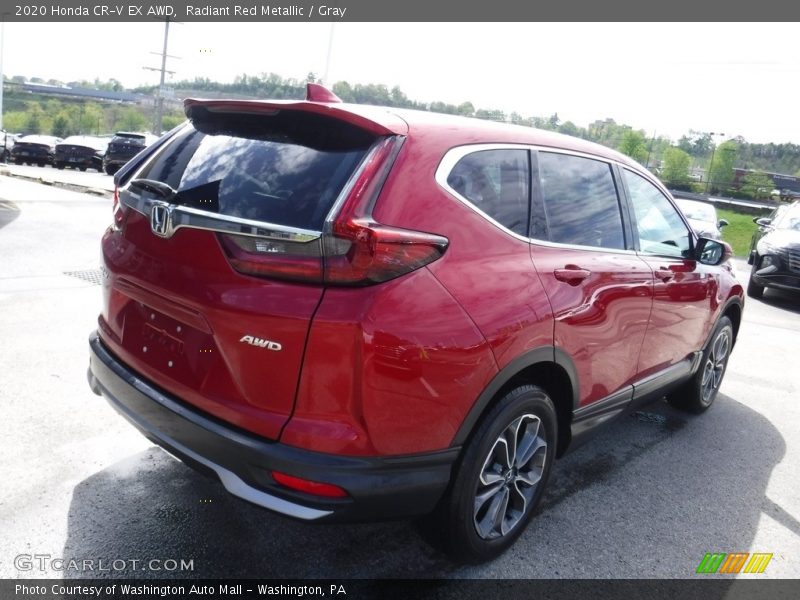 Radiant Red Metallic / Gray 2020 Honda CR-V EX AWD